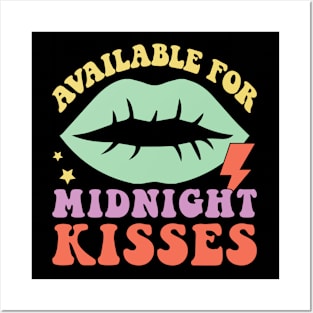 available for midnight kisses Posters and Art